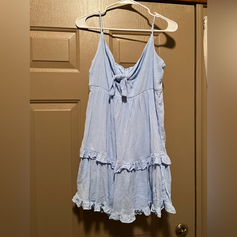 Cute light blue mini dress size 9
